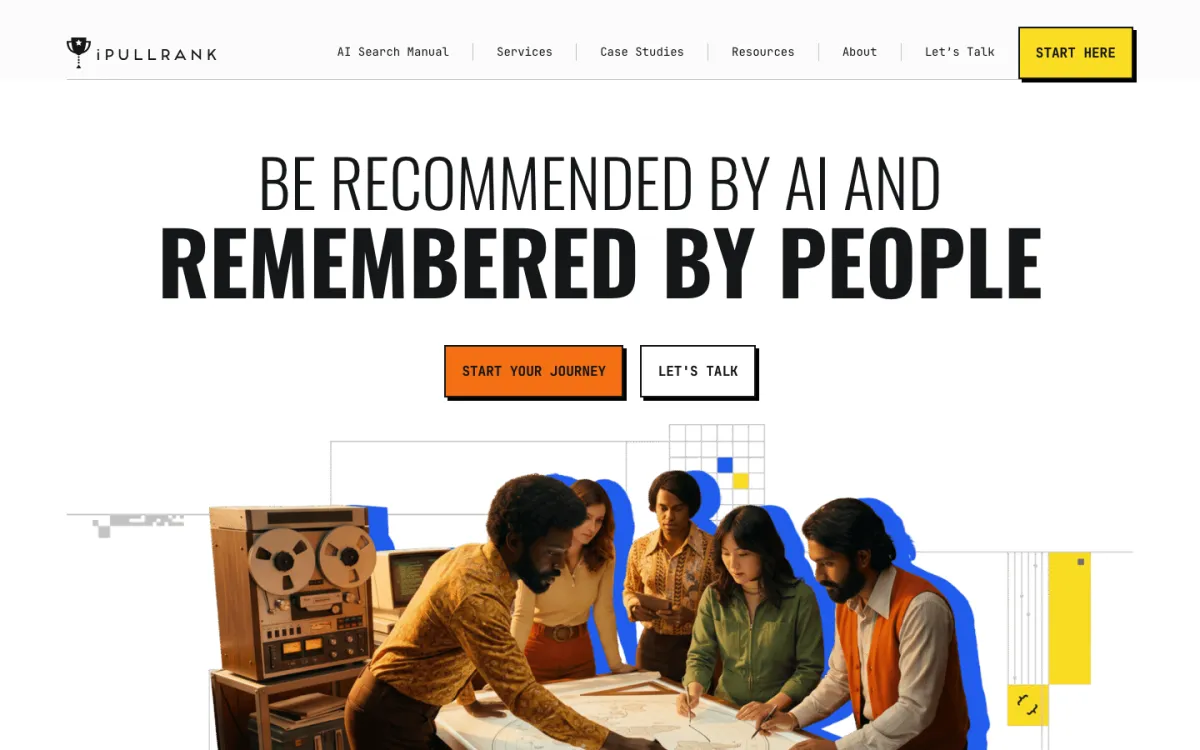 iPullRank homepage, captured September 28, 2026